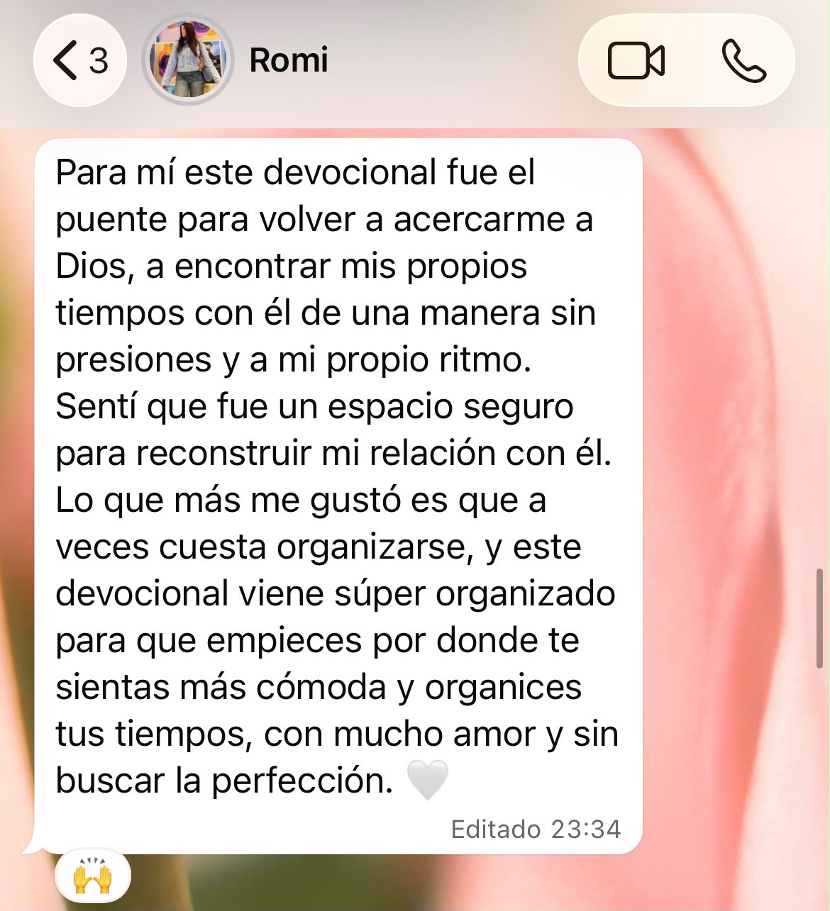 Testimonio de Romina